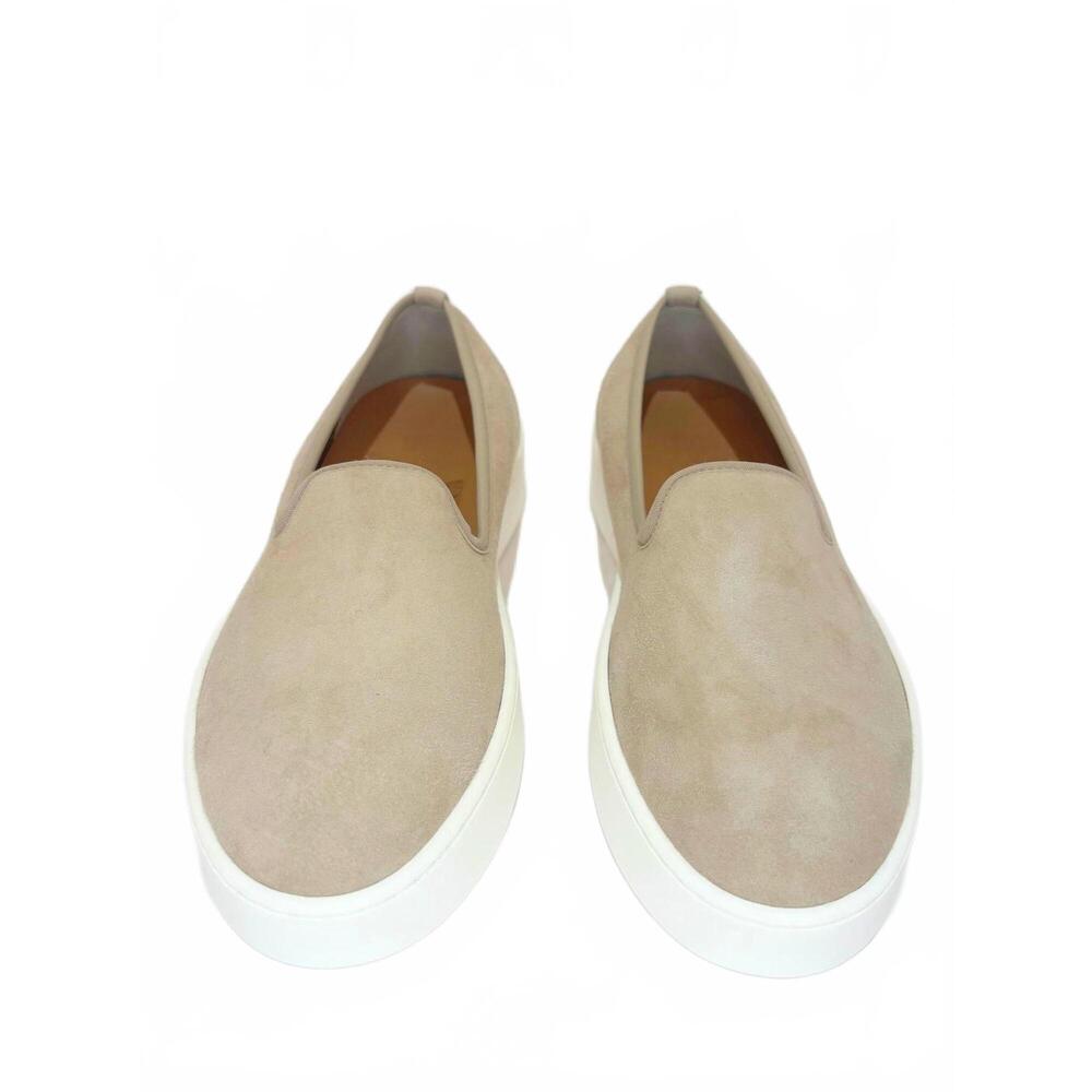 NEW FABIANO RICCI women's roma stretch loafers in beige